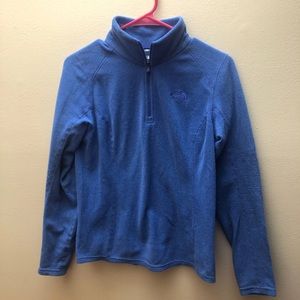 North face quarter zip up